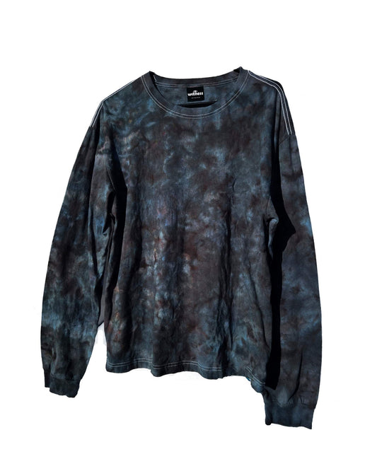 Night Ripple Long Sleeve Ice Dye