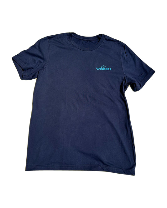 Solid Navy '26 Witness Logo & Clear Zap