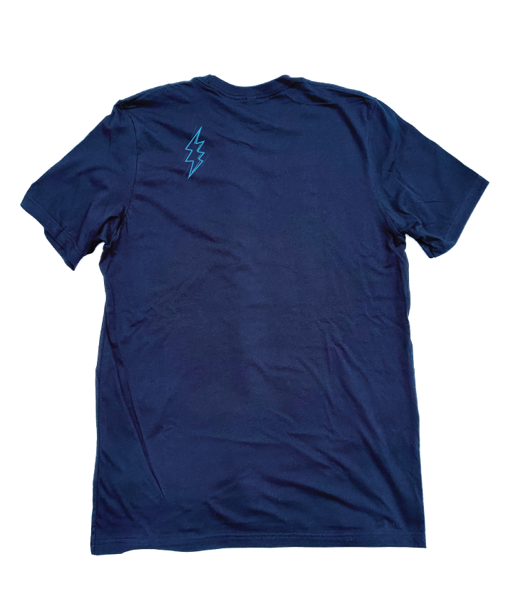 Dogpool Logo & Clear Zap on Navy (Phish Inspired) - Phriends Riding into Spac