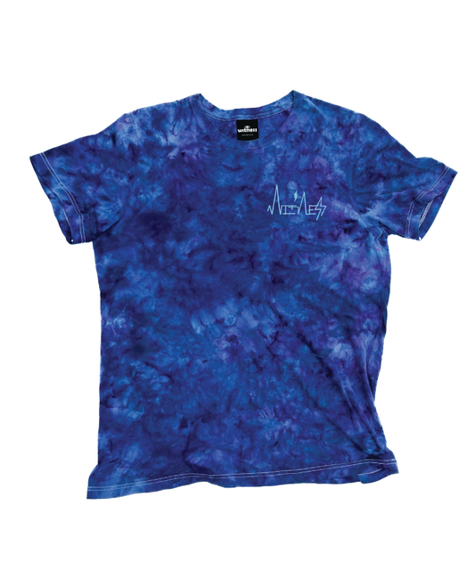 Blue Frequencies - Short Sleeve Ice Dyed T- by Witness - Surf and Creative Wear