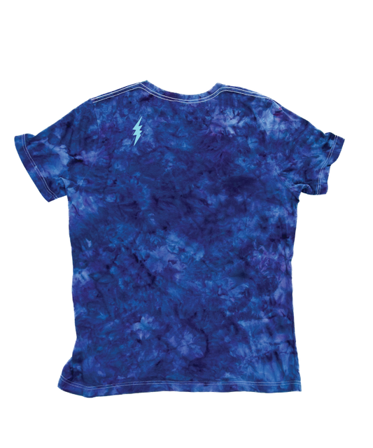 Blue Frequencies - Short Sleeve Ice Dyed T - by Witness - Surf and Creative Wear